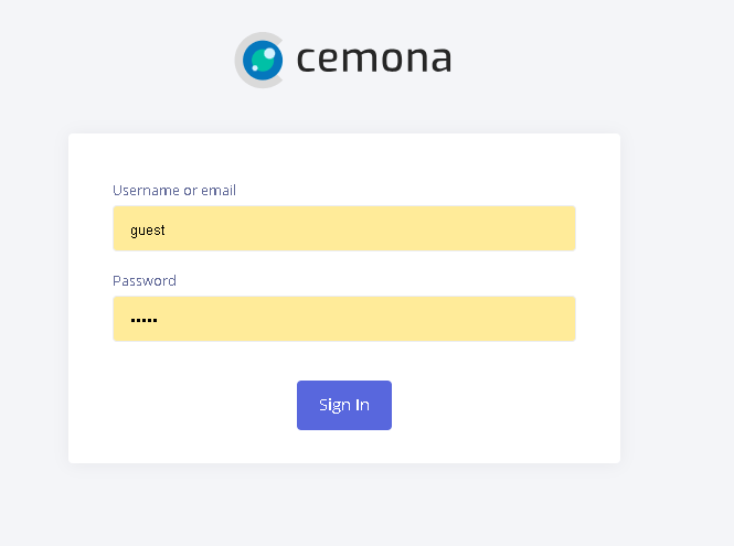 Рис 3.1. Окно входа в Платформу